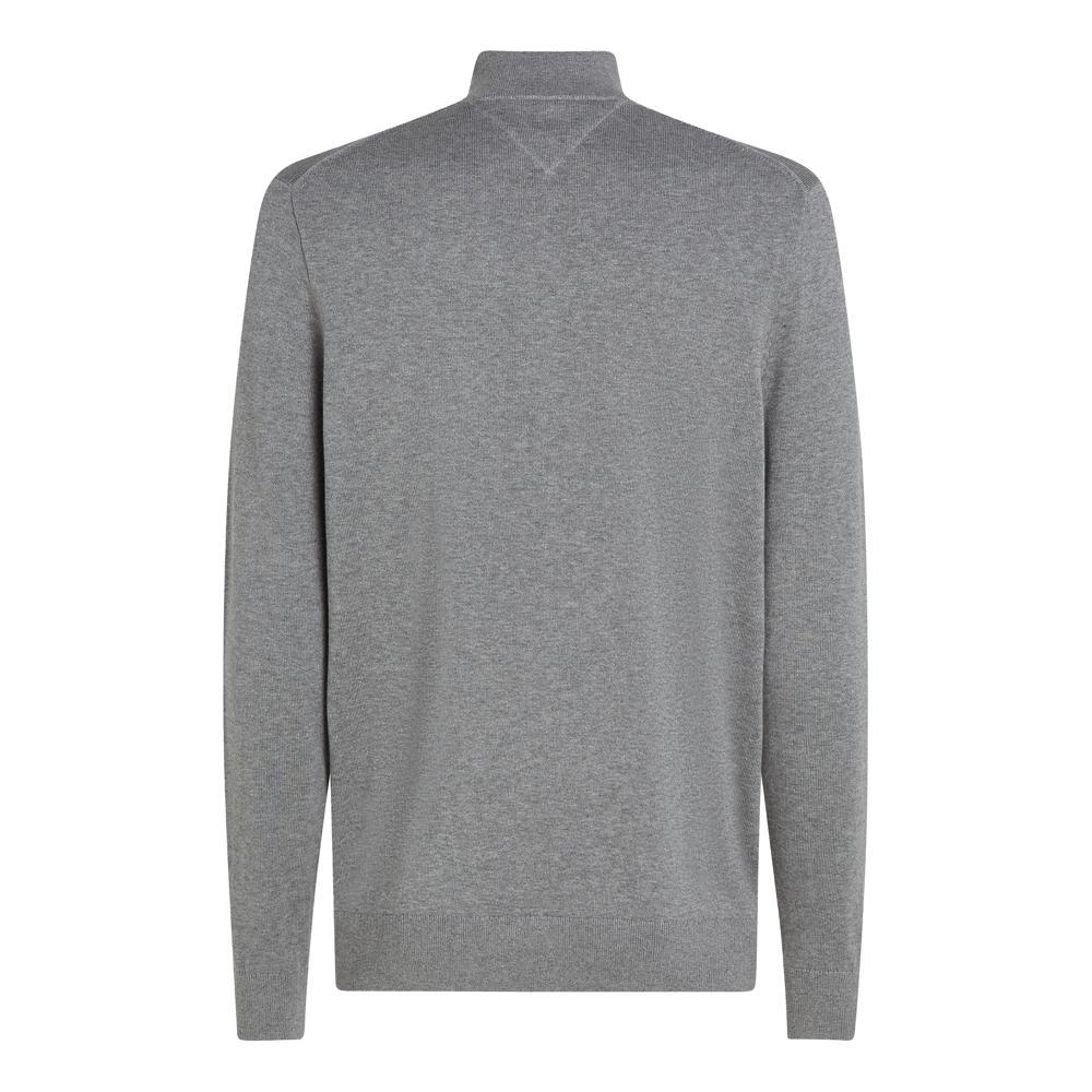 Tommy Hilfiger Essential Cotton Zip Mock Sweater